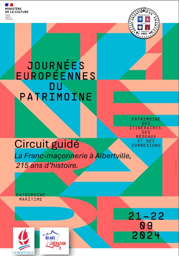 Affiche Participation de l'Avenir des Alpes aux journées européennes du patrimoine 2024.